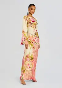 Sama Long Dress(Ivory Mix,XXS)