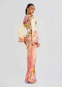 Sama Long Dress(Ivory Mix,XXS)