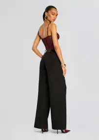 Lady Corset Top(Black/Port,XXS)