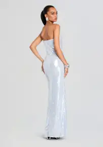 Beth Sequin Dress(Dove,XXS)