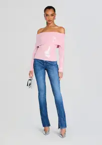 Jourdana Sequin Knit Top(Earl Rose,XXS)