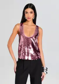 Mandy Sequin Top