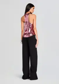 Mandy Sequin Top(Earl Rose,XXS)