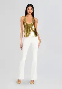 Mandy Sequin Top(Gold,XXS)