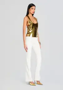 Mandy Sequin Top(Gold,XXS)