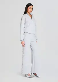 Carsyn Embellished Sweatpant(Heathered Grey,XXS)