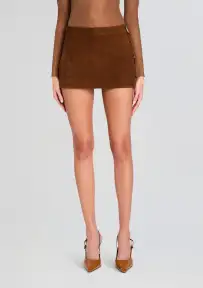 Valerie Suede Skirt