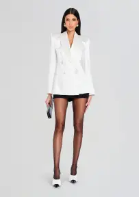 Marceline Blazer(White,XXS)