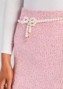 Anita Pearl Belt - Gold