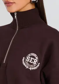 Asbury Sweatshirt(Ash Brown / White,XXS)