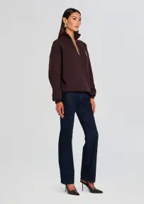 Asbury Sweatshirt(Ash Brown / White,XXS)
