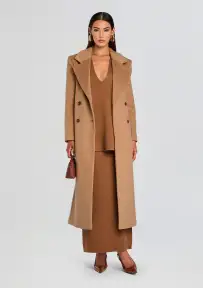 Hazel Knit Maxi Skirt(Camel,XXS)