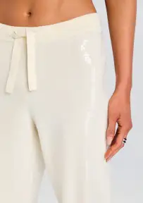 Natalia Sequin Knit Pant(Winter White,XXS)