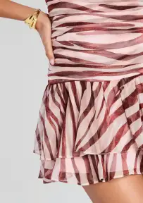 Shaniece Dress(Earl Rose Zebra,XXS)