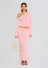 Alivia Knit Top(Coral Blush,XXS)