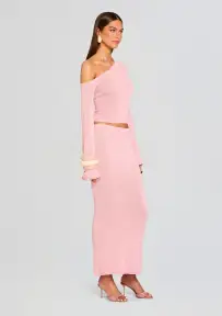Alivia Knit Top(Coral Blush,XXS)