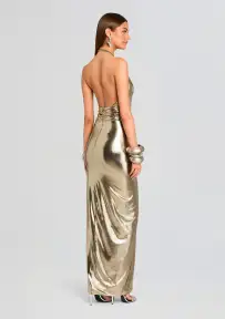 Anida Dress(Metallic Pewter,XXS)