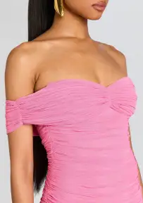 Clementine Mesh Dress(Camellia,XXS)