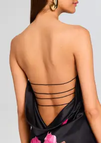 Keaton Silk Dress(Nera Primavera,XXS)