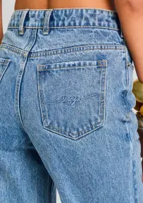 Kirt Wide Leg Cropped Jeans(Lakeside,23)