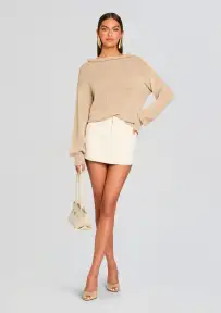 Kapa A-Line Skirt(Eggshell,23)
