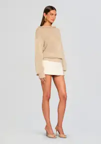 Kapa A-Line Skirt(Eggshell,23)