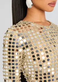 Rialta Sequin Dress(Champagne Dust,XXS)