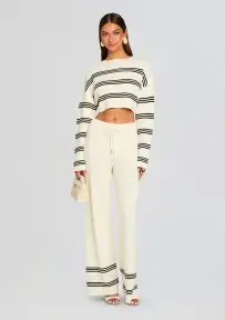 Poe Pant(Eggshell/ Black,XXS)