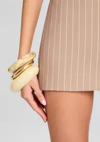 Nelly Mini Skirt(Oak/Eggshell,XXS)