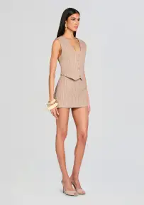 Nelly Mini Skirt(Oak/Eggshell,XXS)
