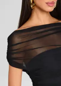 Bella Mini Dress(Black,XXS)