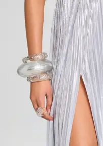 Carolina Dress(Metallic Cloud,XXS)