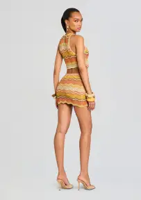 Dania Crochet Dress(Metallic Multi,XXS)