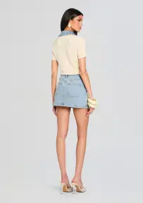 Erika Knit Top(Eggshell/Coastline,XXS)