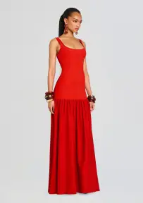 Kennedi Knit Dress(Metallic Geranium,XXS)