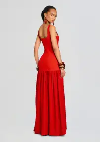Kennedi Knit Dress(Metallic Geranium,XXS)