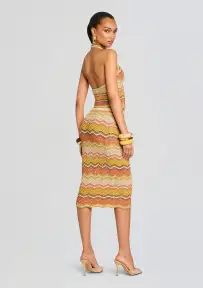 Ivey Crochet Skirt(Metallic Multi,XXS)