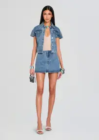 Magda Cap Sleeve Jacket(Lakeside,XXS)