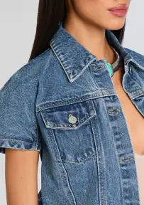 Magda Cap Sleeve Jacket(Lakeside,XXS)