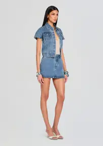 Magda Cap Sleeve Jacket(Lakeside,XXS)