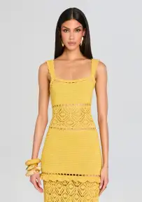 Winona Crochet Dress(Sol/Gold,XXS)
