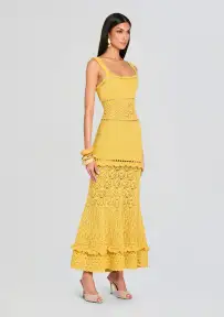 Winona Crochet Dress(Sol/Gold,XXS)