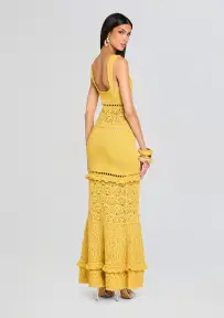 Winona Crochet Dress(Sol/Gold,XXS)