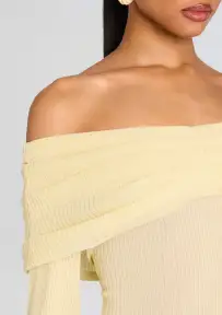 Xen Knit Mini Dress(Pastel Yellow,XXS)