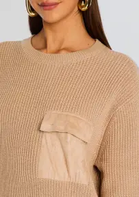 Devin Sweater(Tan,XXS)