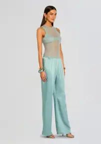 Viva Satin Pant(Frosted Sea,XXS)