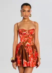 Julietta Dress(Geranium Reverie,XXS)