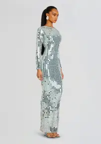 Rialta Sequin Dress(Ice Blue,XXS)