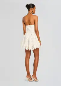 Adya Short Dress(Off White,XXS)