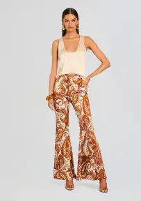 Harmoni Pant(Terracotta Paisley,XXS)